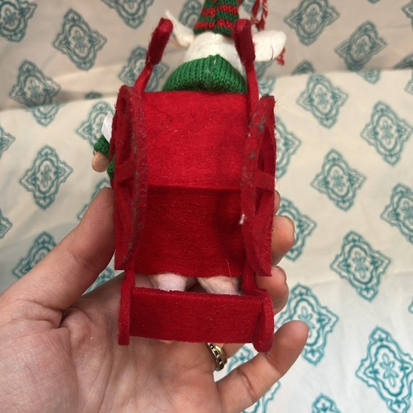 Target Wondershop MOUSE IN WHEELCHAIR ORNAMENT 2023 - Picture 3 of 5